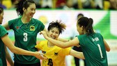 VTV Bình Điền Long An giành tấm vé đầu tiên vào bán kết. Ảnh: DŨNG PHƯƠNG