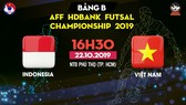 Trực tiếp Indonesia - Việt Nam - AFF HDBank Futsal Championship 2019