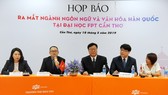 Họp báo giới thiệu ngành học ngôn ngữ và văn hóa Hàn Quốc đầu tiên tại ĐH FPT Cần Thơ