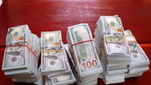 Tang vật USD được lực lượng chức năng thu giữ