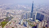 Tuyến metro 1 đoạn nối liền quận 1, quận Bình Thạnh, vượt sông Sài Gòn kết nối với quận 2 và quận Thủ Đức. Ảnh: HOÀNG HÙNG