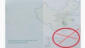 Ấn phẩm bị phát hiện có in “đường lưỡi bò” phi pháp trong sách ảnh giới thiệu về những điểm du lịch tại Trung Quốc do Công ty Trung Thế, gửi cho nhân viên Saigontourist giới thiệu tour.