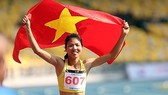 Vận động viên Bùi Thị Thu Thảo. Ành: DŨNG PHƯƠNG