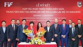 Bà Phan Thu Hương, Tổng giám đốc PVF và Bà Sabrina Buljubasic, Tổng Giám đốc CLB bóng đá FK Sarajevo Ký kết hợp tác phát triển toàn diện giữa PVF và FK Sarajevo