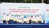 Hòa Bình tham gia đi bộ vì nạn nhân chất độc da cam