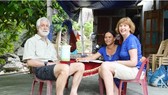 Foreign visitors at a homestay in Hoi An (Photo: Sggp)