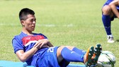 Trung vệ Đình Trọng sẽ kịp bình phục để sát cánh cùng đồng đội ở vòng loại U.23 châu Á. Ảnh: MINH HOÀNG