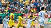 HA.GL đánh rơi chiến thắng vào giờ chót. Ảnh: MINH HOÀNG