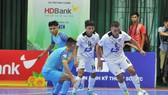 Minh Trí, tác giả bàn ấn định tỷ số 2-0 cho Thái Sơn Nam. Ảnh: Đạt Nguyễn