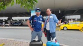 Các phóng viên Đỗ Hoàng và Dũng Phương đã có mặt tại Manila (Philippines) để truyền tải thông tin của SEA Games 30 tới độc giả của báo SGGP. Ảnh: NHẬT ANH