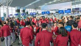 Một số đội tuyển sẽ phải đổi lịch bay sớm hơn vào ngày 2-12 để né siêu bão Kammuri.