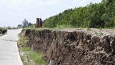 Đê biển Tây bị sụt lún nghiêm trọng