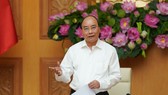 Thủ tướng Nguyễn Xuân Phúc chủ trì họp ngày 9-7, ảnh QUANG PHÚC