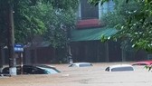 Cảnh ngập lụt ở Hà Giang. Ảnh: QUANG PHÚC