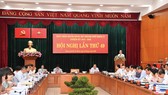 Bí thư Thành ủy TPHCM Nguyễn Thiện Nhân phát biểu tại Hội nghị lần thứ 49 Ban Chấp hành Đảng bộ TPHCM khóa X, sáng 24-9. Ảnh: VIỆT DŨNG