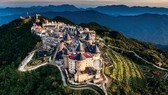 An aerial view of Ba Na Hills in the central coastal city of Da Nang (Source: VNA)