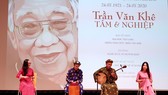 Tiết mục hòa tấu Ngẫu hứng chầu văn của giảng viên, sinh viên Nhạc viện TPHCM