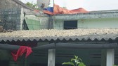 Người dân Lý Sơn phơi tỏi trên nóc nhà