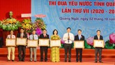 Quảng Ngãi tôn vinh các điển hình tiên tiến trong phong trào thi đua yêu nước