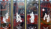 Bộ tranh sơn mài về chuyện Kim Trọng - Thúy Kiều