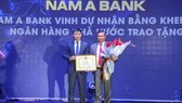 Nam A Bank nhận bằng khen của Thống đốc Ngân hàng Nhà nước Việt Nam