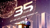 Ông Đinh Trường Chinh - Chủ tịch HĐQT, phát biểu tại lễ kỷ niệm 35 năm