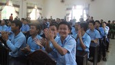 Các học viên Trường Giáo dưỡng số 3 trong hoạt động giao lưu đón tết 2020. Ảnh minh họa