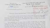 Dự án Khu dân cư Hòa Lân: Bộ Công an phát hiện chữ ký giả trong hồ sơ của Công ty Thiên Phú