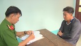 Đối tượng Lâm tại cơ quan điều tra
