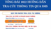 Người dân có thể tra cứu thông tin về ô tô vi phạm giao thông qua mạng xã hội zalo hoặc tin nhắn sms