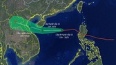 Bão số 4 di chuyển thần tốc, hướng vào Trung bộ