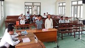 Hai bị cáo tại phiên tòa