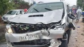 Hiện trường vụ tai nạn nghiêm trọng.