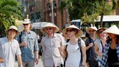 Foreign visitors in HCMC (Photo: SGGP)