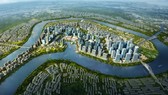 An artist's impression of Thu Thiem New Urban Area in HCMC