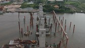 A tidal flood control work in HCMC (Photo: SGGP)