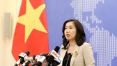 Foreign Ministry Spokeswoman Le Thi Thu Hang speaks at the regular press conference on July 16 (Photo: VNA)