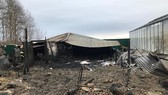 Hiện trường vụ cháy tại Nga. Ảnh: gazeta.ru
