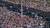 Người biểu tình tại thủ đô Minsk. Ảnh: AFP