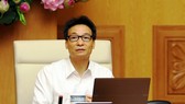 Phó Thủ tướng Vũ Đức Đam chủ trì phiên họp Ban chỉ đạo Quốc gia phòng chống dịch Covid-19 chiều 31-7. Ảnh: Đình Nam/VGP