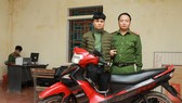 Đối tượng Thái Mạnh Giáp cùng phương tiện bị thu giữ