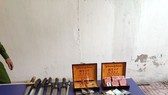 Tang vật thu giữ. Ảnh Công an huyện Nghi Xuân