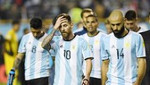 Nỗi thất vọng cùng cực của các ngôi sao Argentina. Ảnh: Getty Images