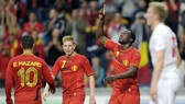 “Tam tấu” nguy hiểm Eden Hazard, Kevin De Bruyne và Romelu Lukaku (phải) của “Quỷ đỏ” Bỉ. Ảnh: Getty Images