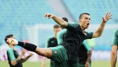 Ronaldo và đồng đội đã sẵn sàng đánh bại Tây Ban Nha. Ảnh Getty Images