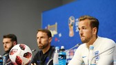 Harry Kane đầy tự tin trong buổi họp báo trước trận. Ảnh: Getty Images
