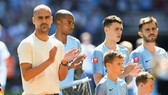HLV Pep Guardiola đầy tự tin Man.City có thể duy trì sự xuất sắc như mùa qua. Ảnh: Getty Images