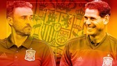 Enrique (trái) có nhiều sự thay đổi so với thời của Hierro. Ảnh Marca.