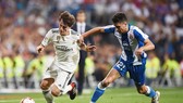 Real gặp không ít khó khăn với Espanyol. Ảnh Getty Images.