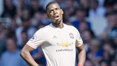 Paul Pogba thất vọng sau trần cầu mà anh cũng hoàn toàn “biến mất” tại Everton. Ảnh: Getty Images